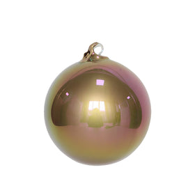 PEARLESCENT GLASS ORNAMENT (IN STOCK)
