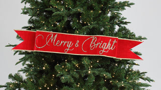 MERRY & BRIGHT BANNER (PREORDER)