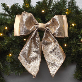 CONFETTI GLITTER BOW (IN STOCK)