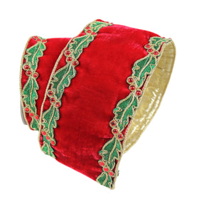 VELVET HOLLY BORDERS (IN STOCK)