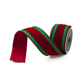 Buy red-and-lime PLEATED BORDERS (IN STOCK)