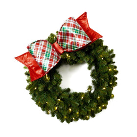 CANDY PLAID BOW (IN STOCK)