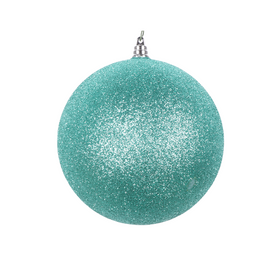 TEAL GLITTER ORNAMENTS (IN STOCK)