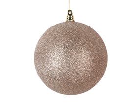 CHAMPAGNE GLITTER ORNAMENT (IN STOCK)