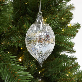 GLISTENING GLASS ORNAMENT (IN STOCK)
