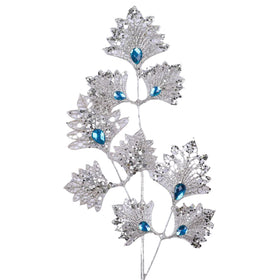 Buy turquoise LACE LEAF SPRAY (IN STOCK)