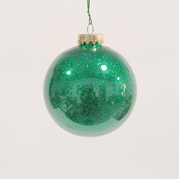 Buy emerald GLITTER GLOBE ORNAMENT (PREORDER)