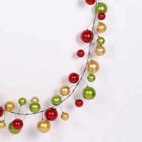 Buy red-gold-and-lime BALL GARLAND CANDY APPLE (PREORDER)