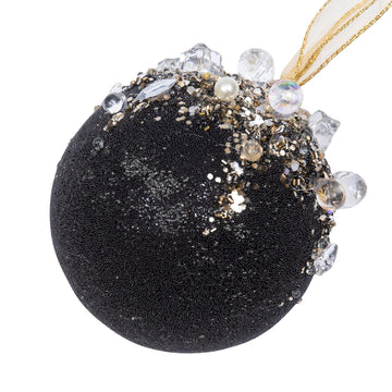 Buy black BEADED BEJEWELED BALL (IN STOCK)