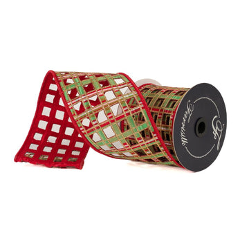 Buy red-and-lime WINDOW PLAID (PREORDER)