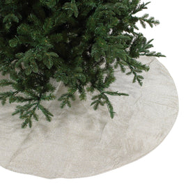 Buy platinum PLEATED METALLIC TREE SKIRT (IN STOCK)