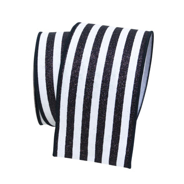 Buy black-and-white GLITTER THIN STRIPES (PREORDER)