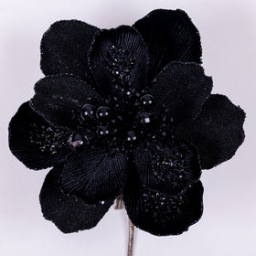 Buy black GRAND MAGNOLIA CLIP (IN STOCK)