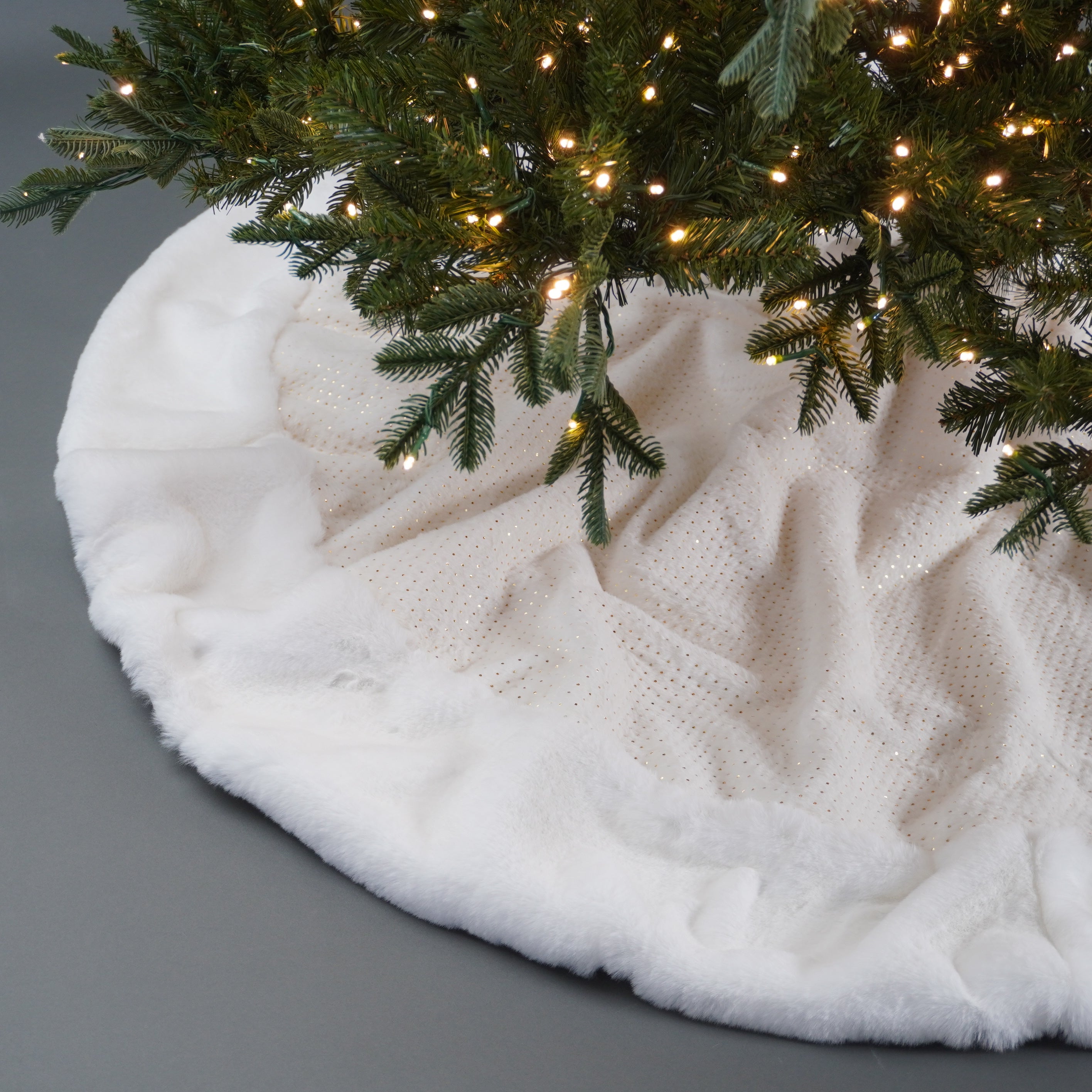 GOLDEN FLEECE FUR SKIRT (IN STOCK)