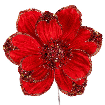 Buy red VICTORIAN MAGNOLIA STEM (IN STOCK)