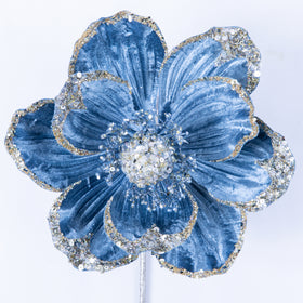 Buy steel-blue VICTORIAN MAGNOLIA STEM (IN STOCK)