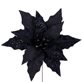 Buy black FESTIVE POINSETTIA STEM (PREORDER)