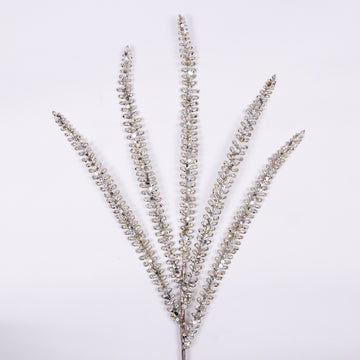 Buy platinum CHRISTMAS FEATHERS (IN STOCK)