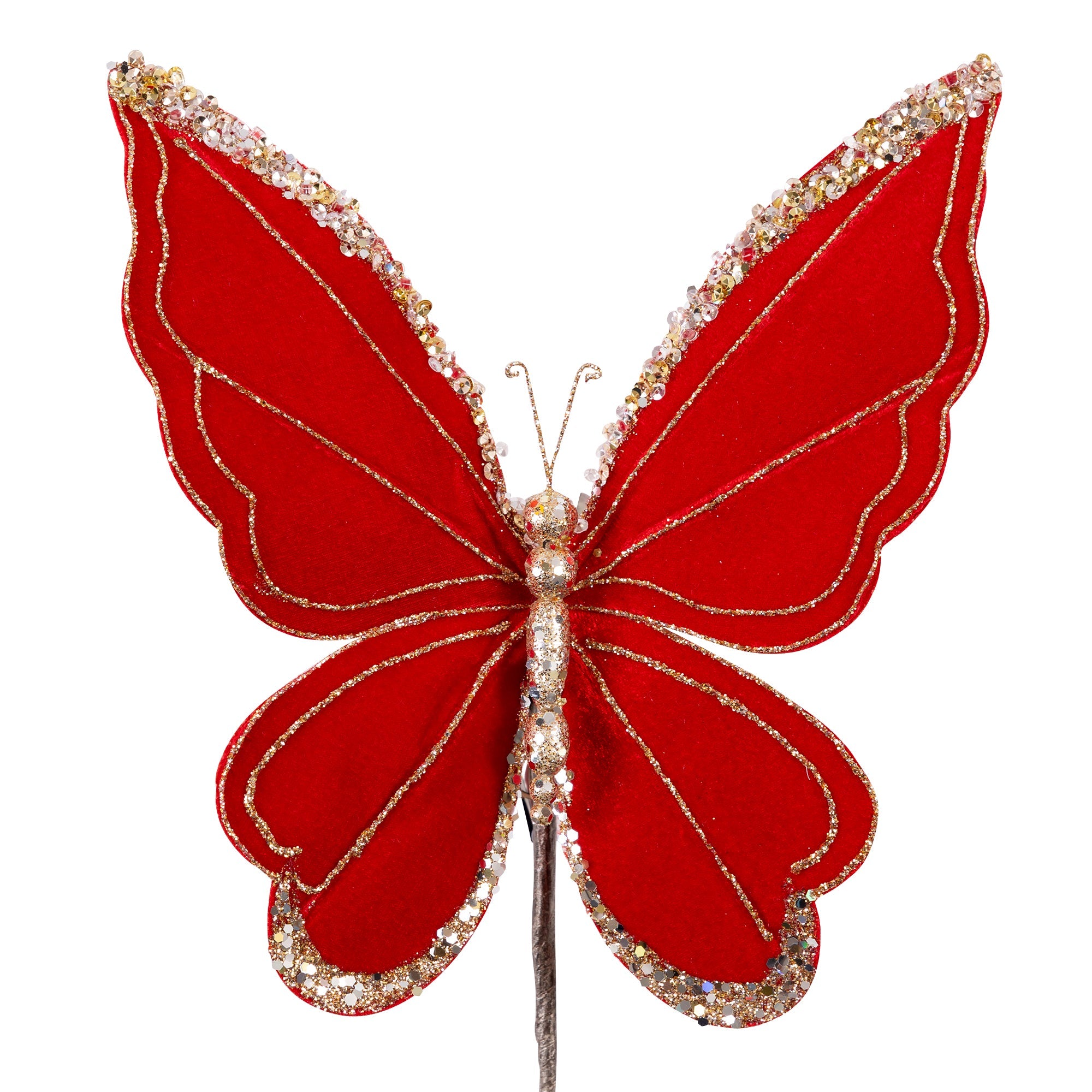 PLUSH BUTTERFLY CLIP (IN STOCK)