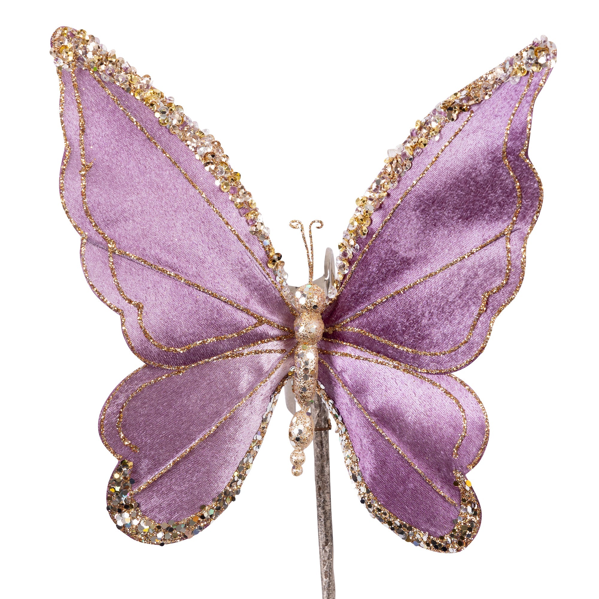 PLUSH BUTTERFLY CLIP (IN STOCK)