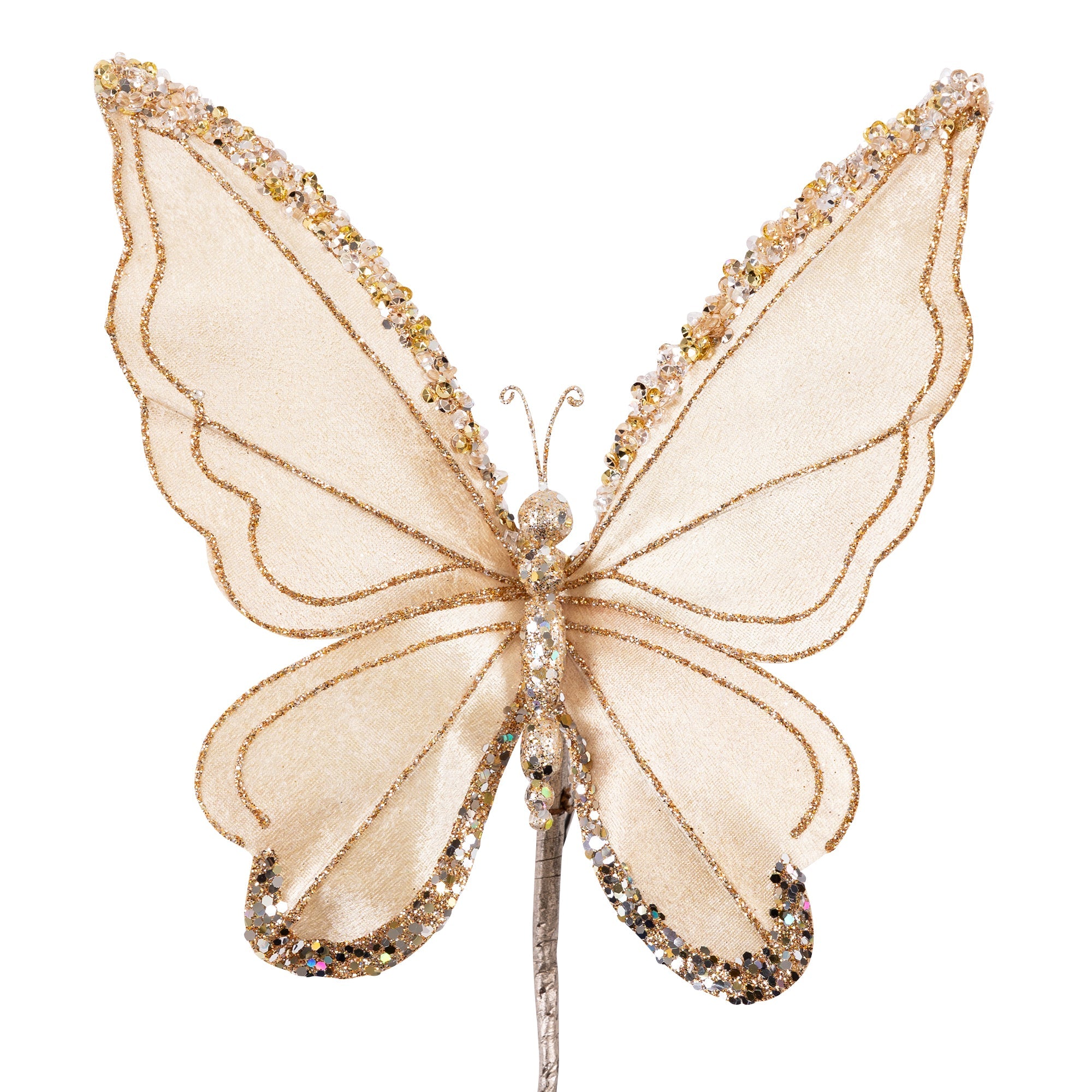 PLUSH BUTTERFLY CLIP (IN STOCK)