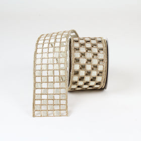 Buy platinum CHECKER LACE 2.5" (PREORDER)