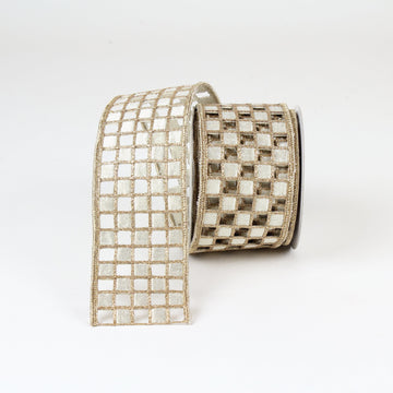 Buy platinum CHECKER LACE 2.5" (PREORDER)