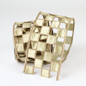 Buy gold CHECKER LACE 4" (PREORDER)