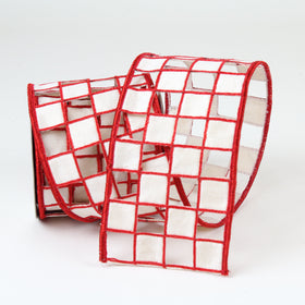 Buy red-and-white CHECKER LACE 4" (PREORDER)
