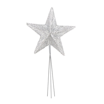 Buy silver STAR TREE TOPPER (IN STOCK)