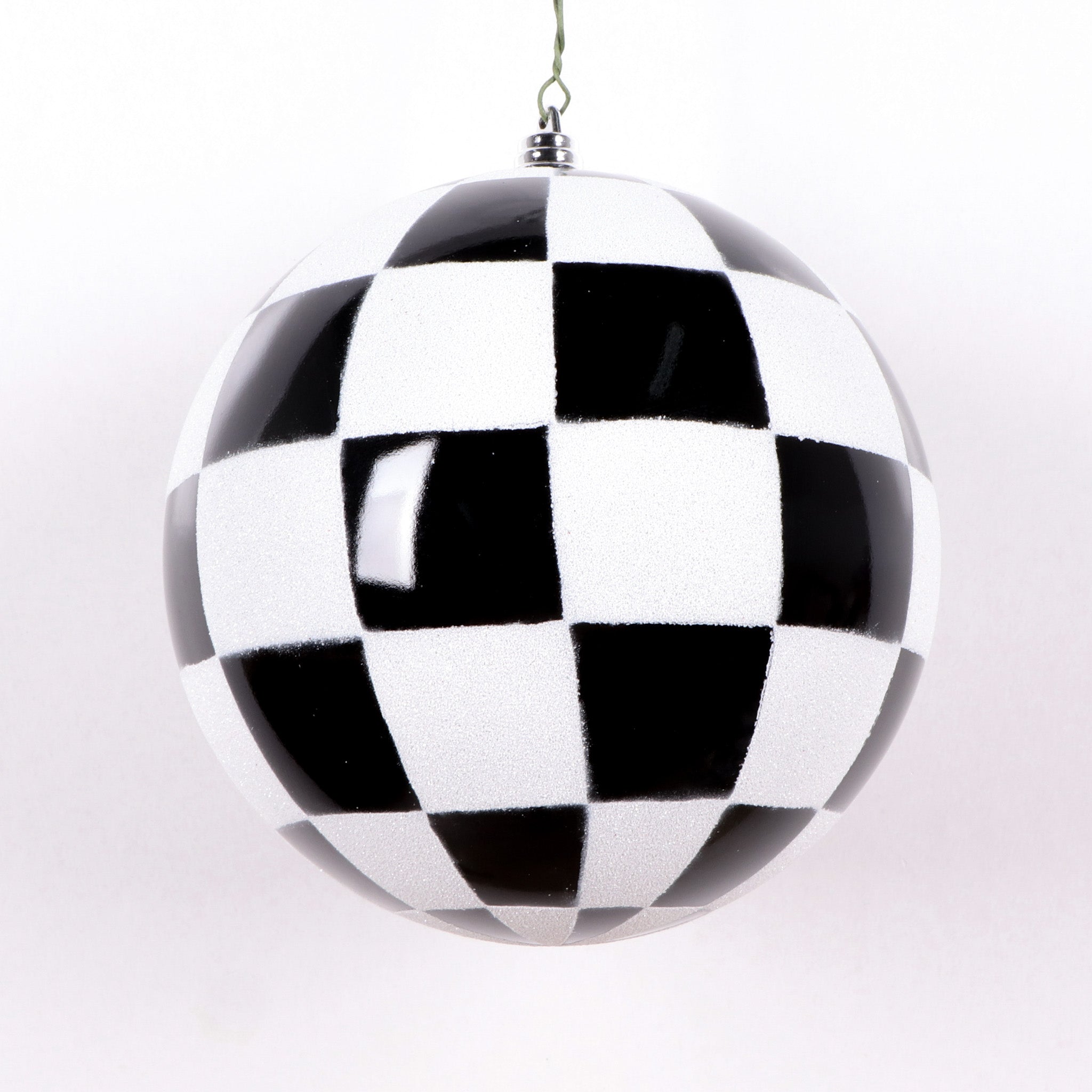 CHECKER ORNAMENT 6" (IN STOCK)