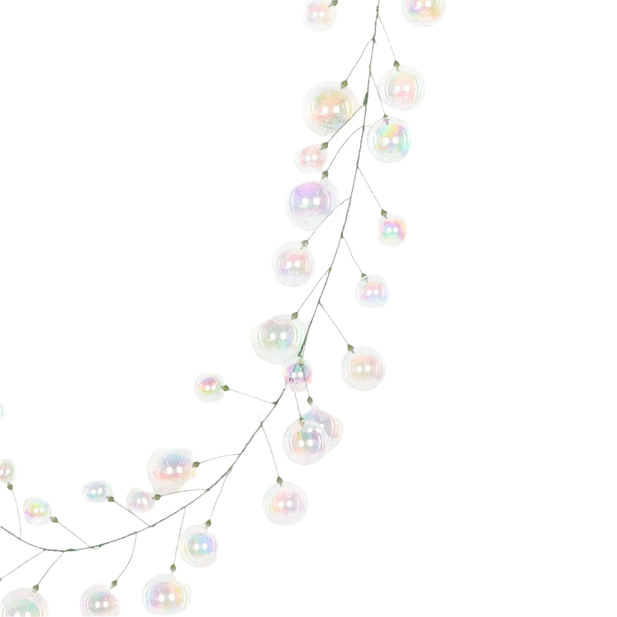 IRIDESCENT BALL GARLAND 10' (PREORDER)