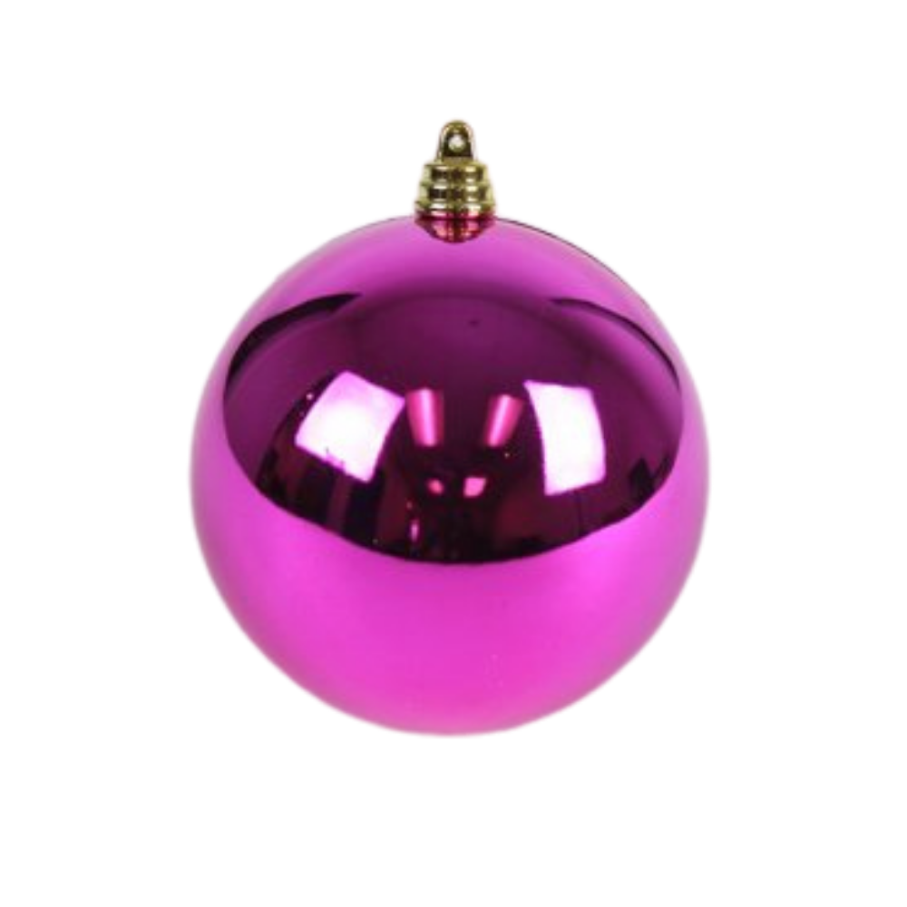 FUCHSIA SHINY ORNAMENTS (PREORDER)