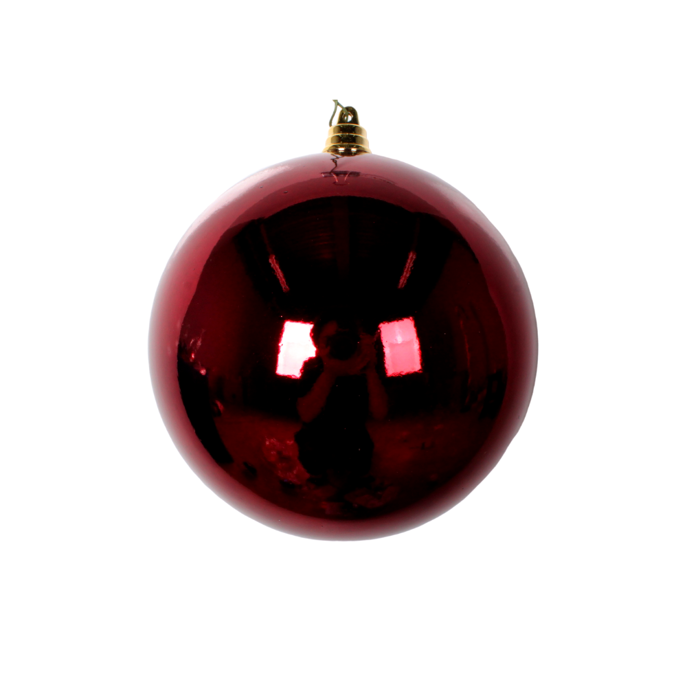 BURGUNDY SHINY ORNAMENTS (PREORDER)