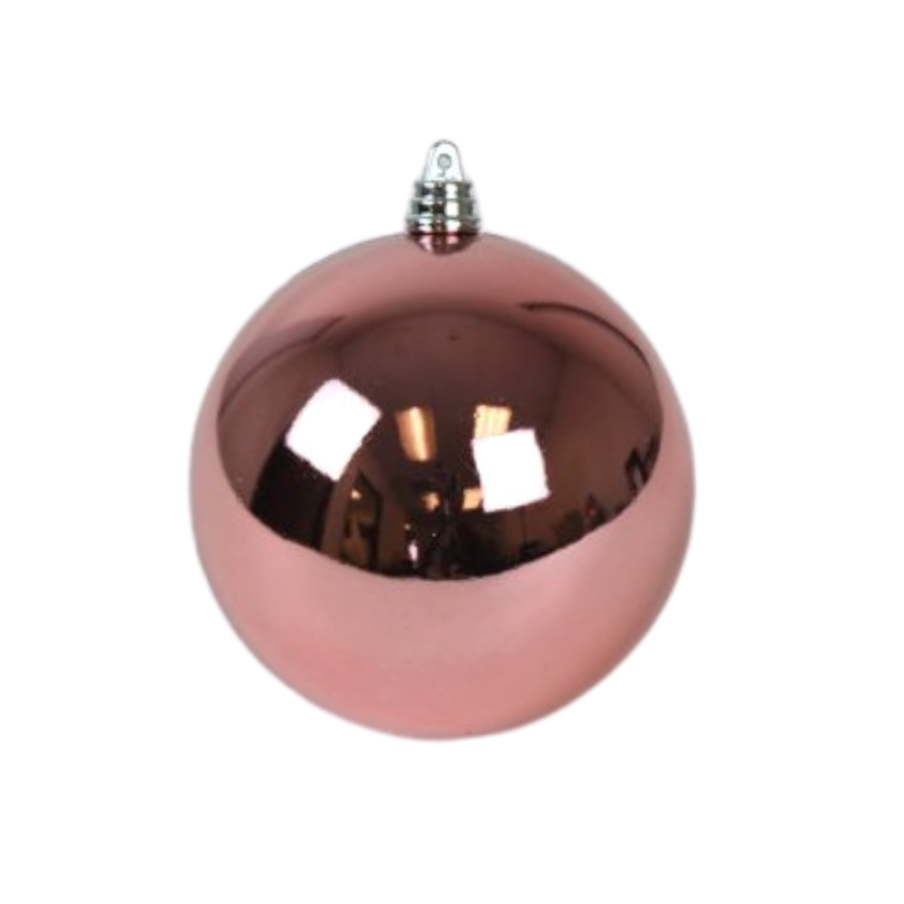 DUSTY ROSE SHINY ORNAMENTS (PREORDER)