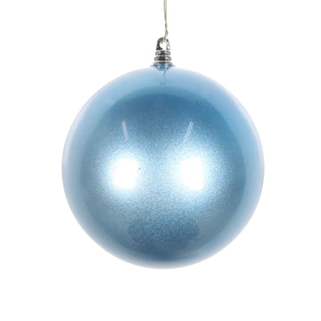 STEEL BLUE CANDY APPLE ORNAMENT (IN STOCK)
