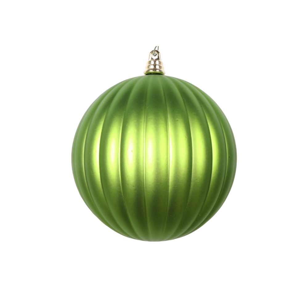 LIME MATTE PLEATED ORNAMENTS (PREORDER)