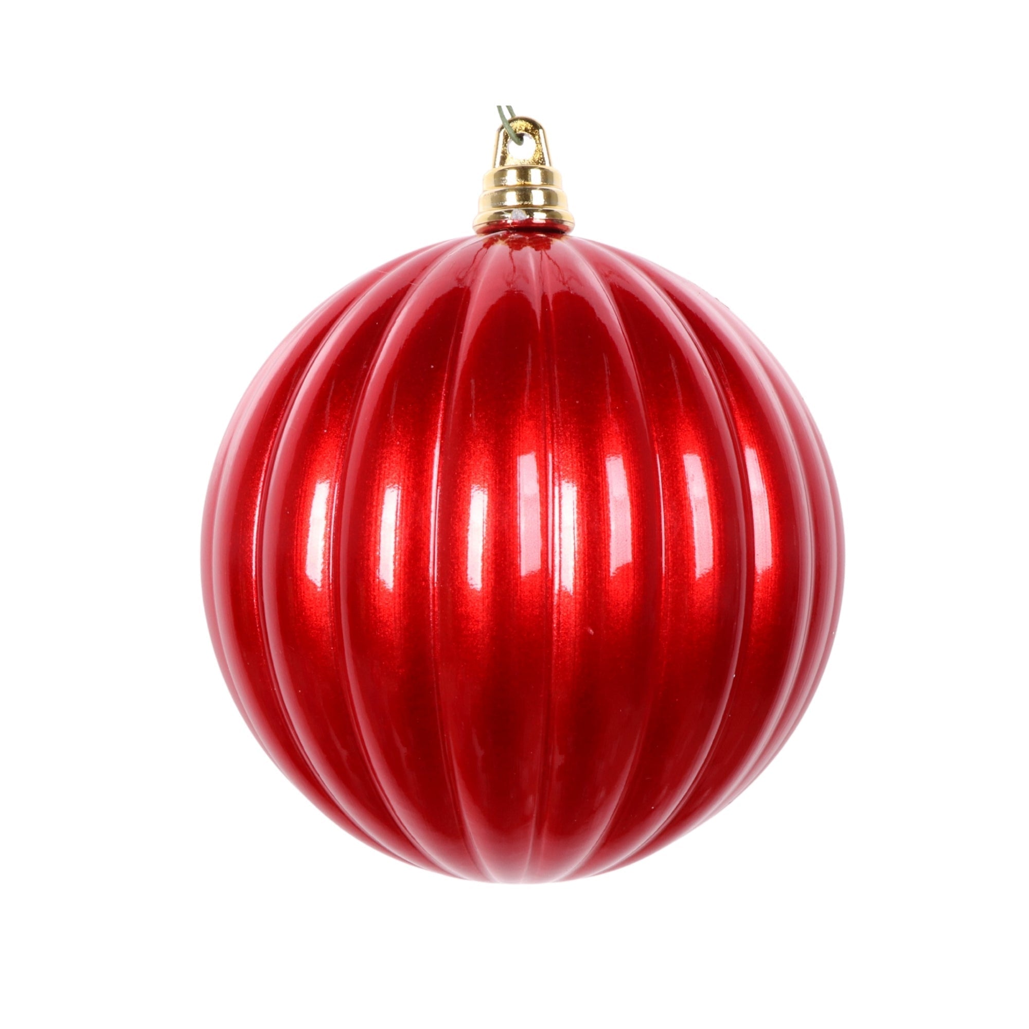 RED CANDY APPLE PLEATED ORNAMENTS (PREORDER)