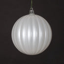 WHITE CANDY APPLE PLEATED ORNAMENTS (PREORDER)-3