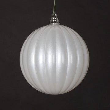 Buy white WHITE CANDY APPLE PLEATED ORNAMENTS (PREORDER)