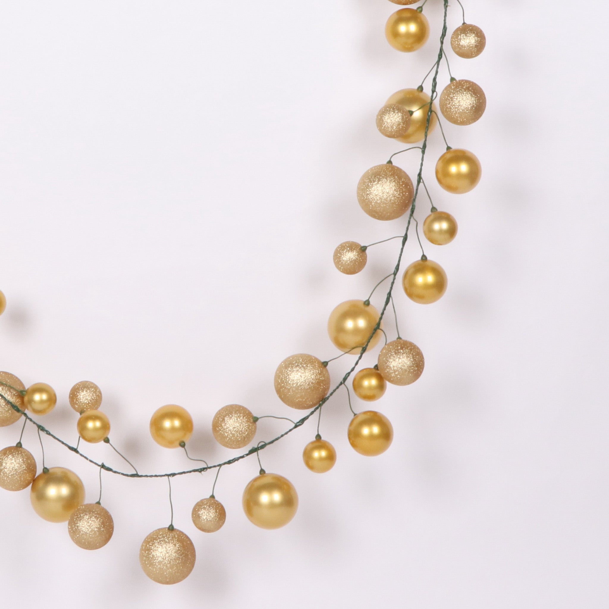 Buy gold BALL GARLAND GLITTER &amp; CANDY APPLE (IN STOCK)