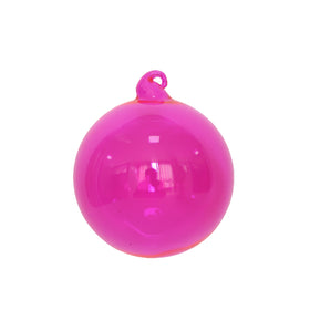 Buy hot-pink CRYSTALLINE GLASS ORNAMENT (IN STOCK)