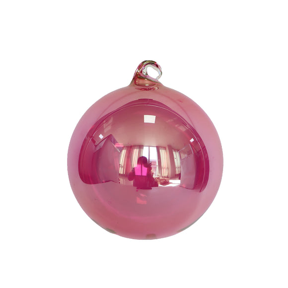 PEARLESCENT GLASS ORNAMENT (IN STOCK)