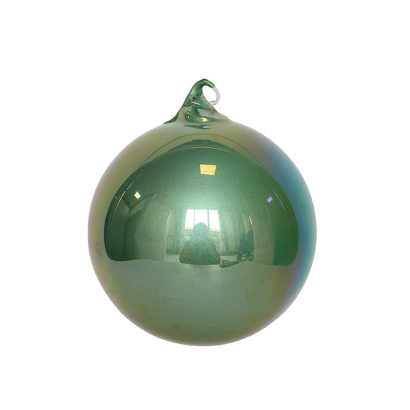 PEARLESCENT GLASS ORNAMENT (IN STOCK)