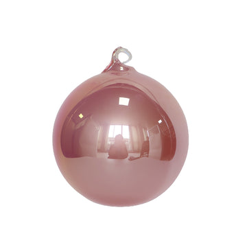 Buy light-pink PEARLESCENT GLASS ORNAMENT (IN STOCK)