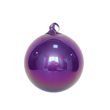 Buy purple PEARLESCENT GLASS ORNAMENT (IN STOCK)