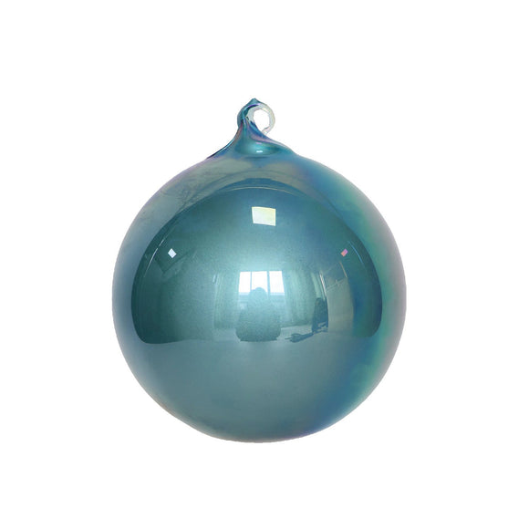 PEARLESCENT GLASS ORNAMENT (IN STOCK)