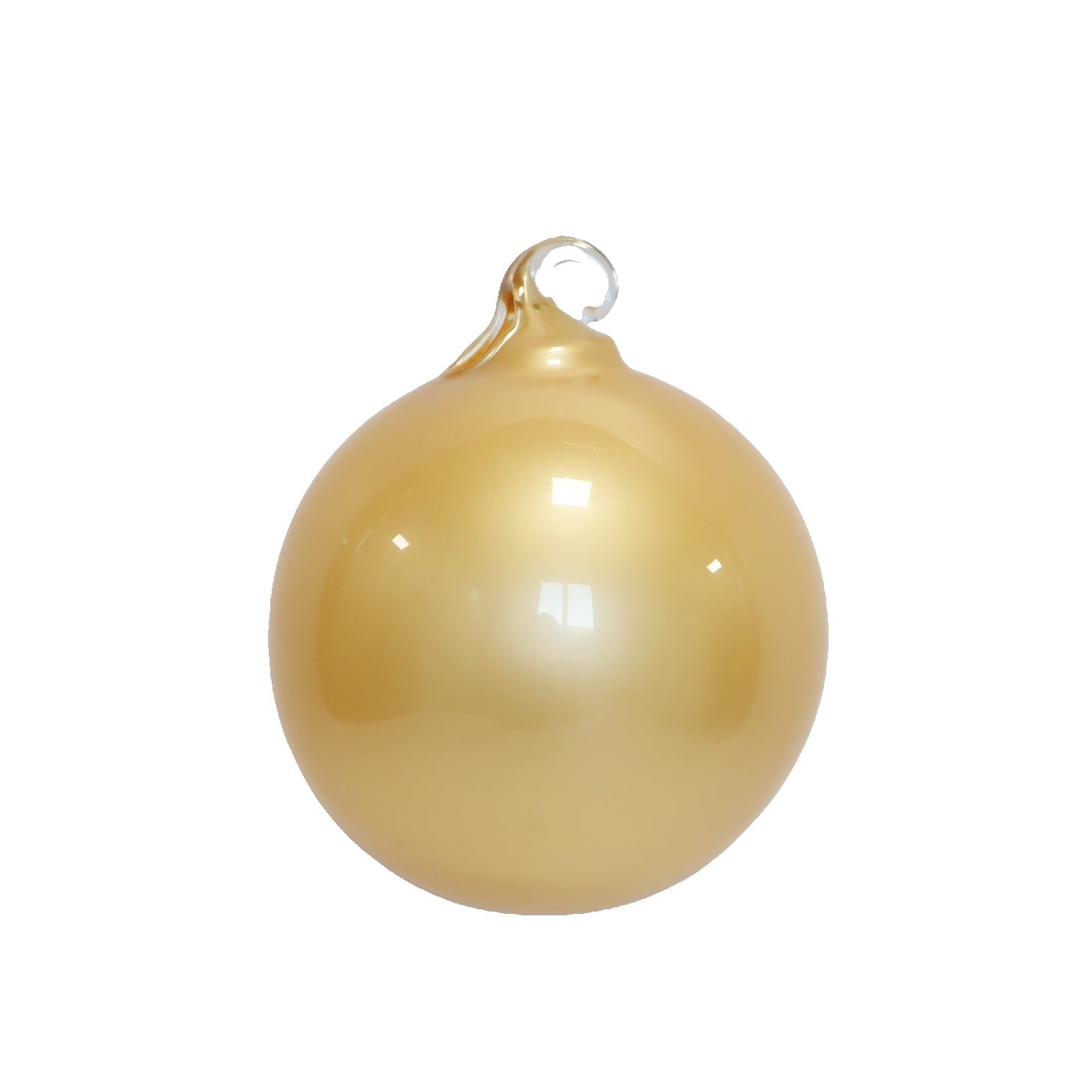 GILDED GLASS ORNAMENT (IN STOCK)