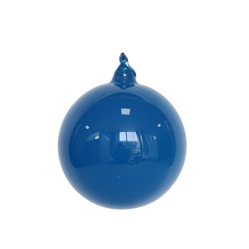 Buy royal-blue MILKY GLASS ORNAMENT (IN STOCK)