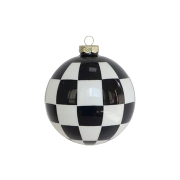 Buy black-and-white CIRQUE DU CHECK ORNAMENT (PREORDER)
